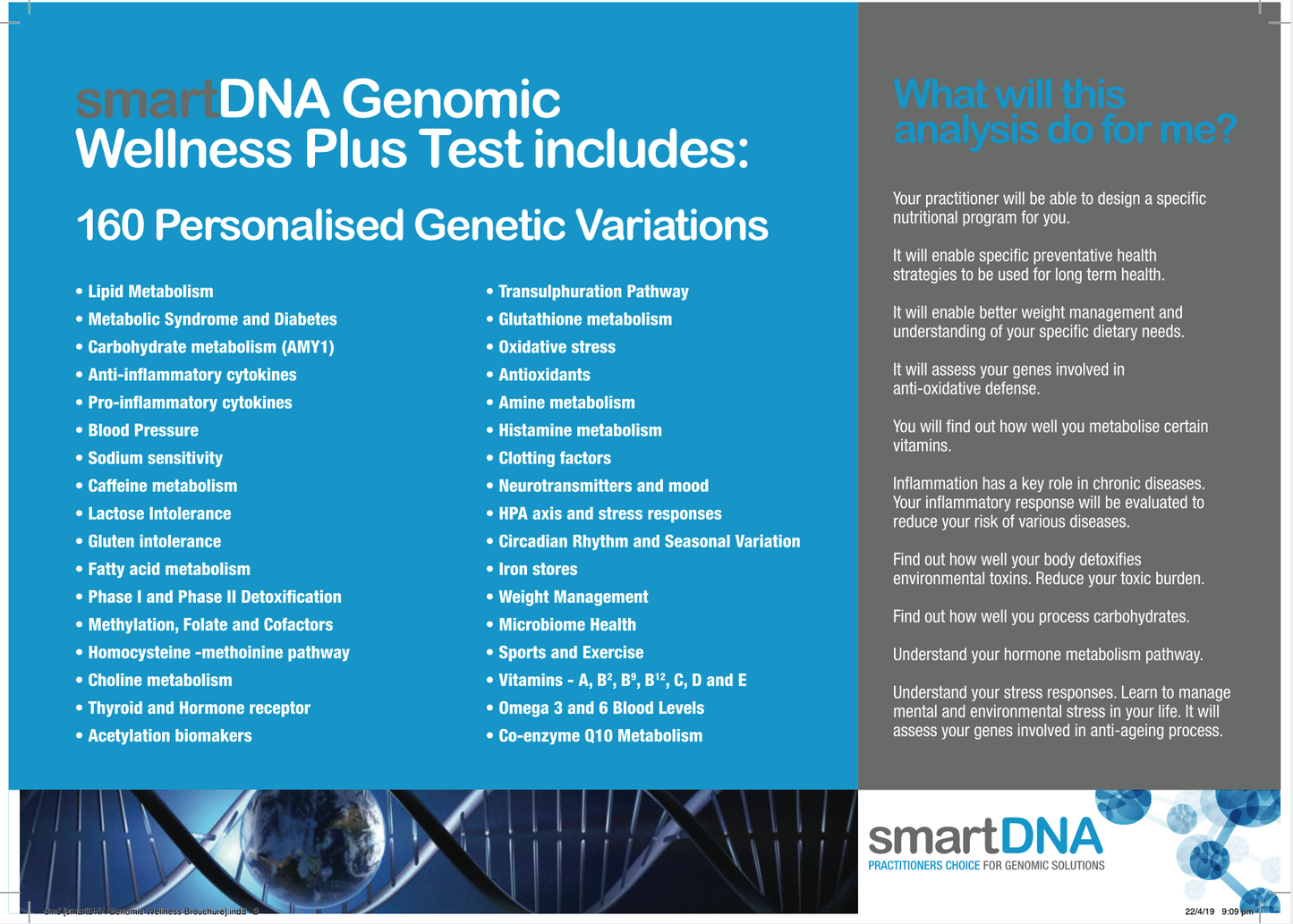 Genomic Wellness Test Variations